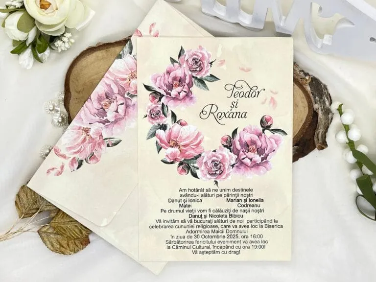 Invitații de nuntă – Călătoria magică către o zi de vis
