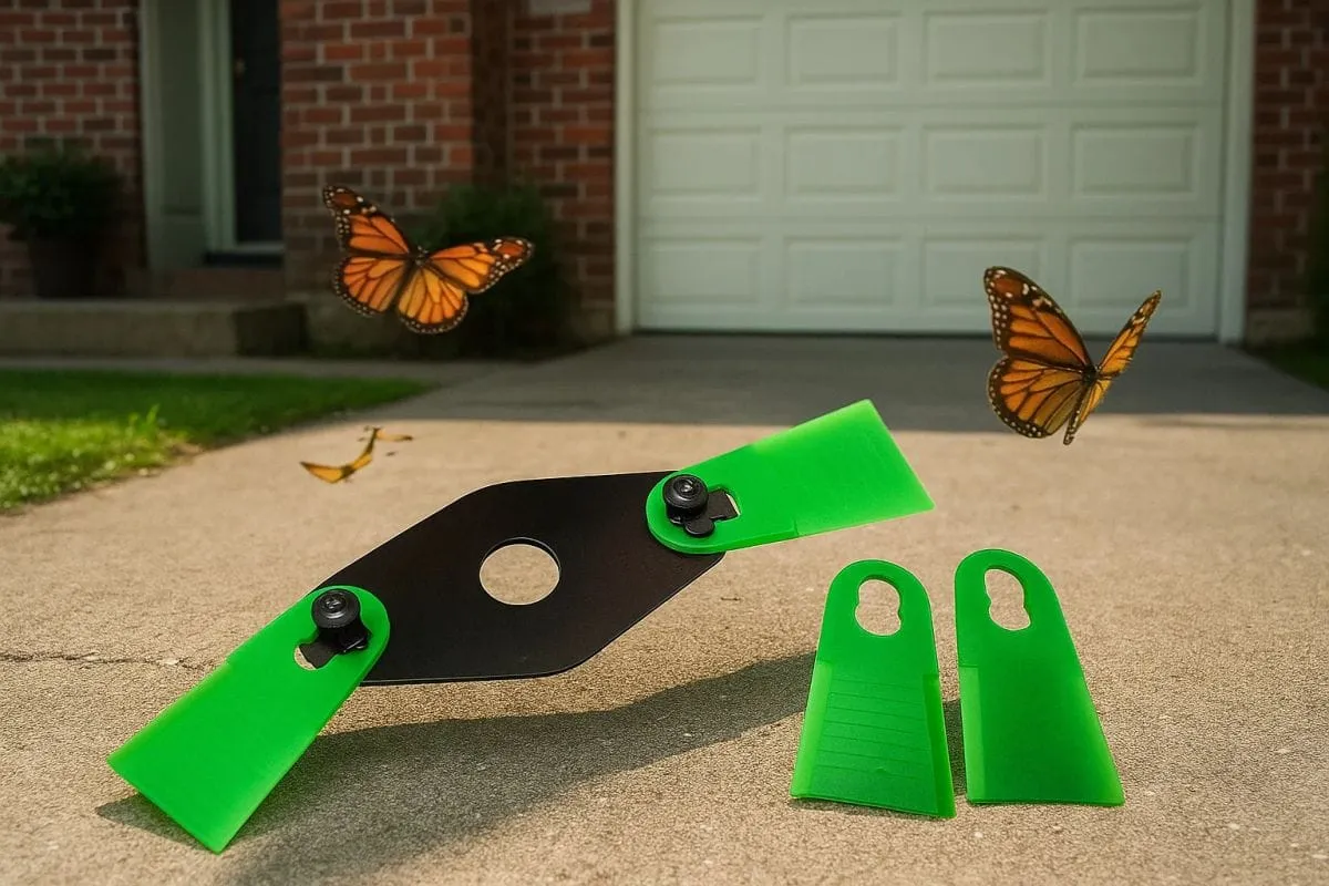 Discul de motocoasa butterfly curata extraordinar suprafetele din asfalt sau beton!