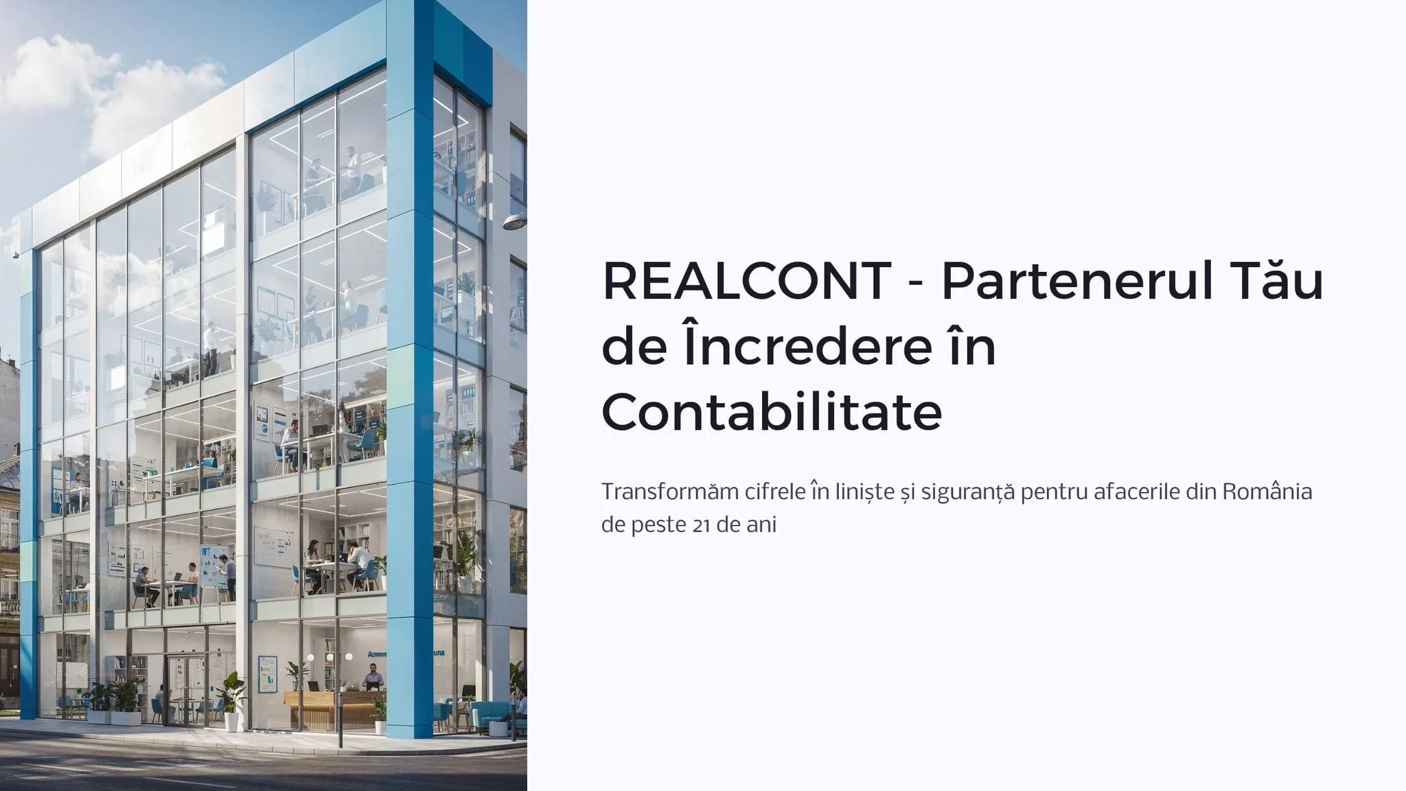 REALCONT — Expertiză completă în contabilitate, fiscalitate și salarizare pentru afaceri prospere